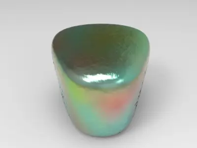 Loyu Pouf Low-poly 3D model