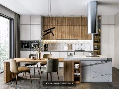 Modern Kitchen Scenes Collection No 2  of 16 Scenes