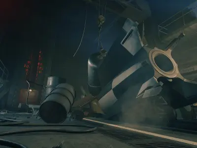 1944 - V2 Factory Bunker UE4 Low-poly 3D model