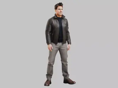 Stylized Actor Character Low Poly Game Ready Low-poly 3D model