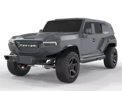 2020 Rezvani Tank X  3D model