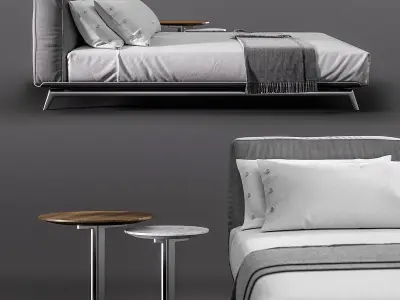 FLEXFORM ESTE BED 3D model
