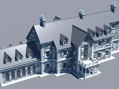 Mansion 02 3D model