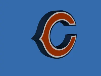 Chicago Bears Team Logo 3D model