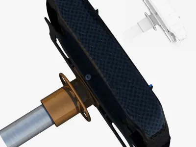 MRT05 Steering Wheel Low-poly 3D model