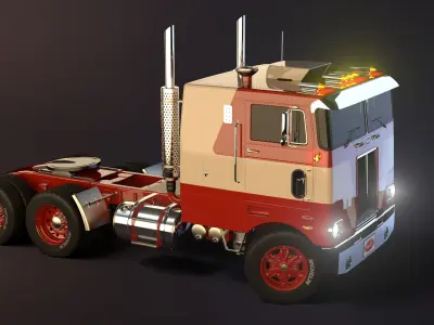 Peterbilt 352 Truck 3D model