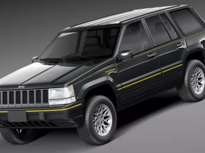 Jeep Grand Cherokee Limited 1993-1998 3D model