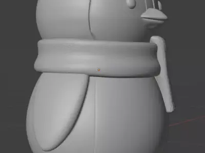 Christmas Penguin Decoration 3D print model