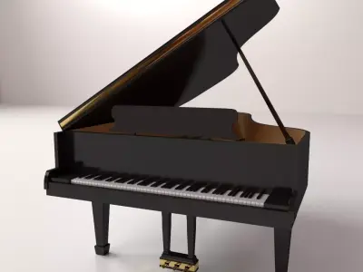 Grand Piano 3D model