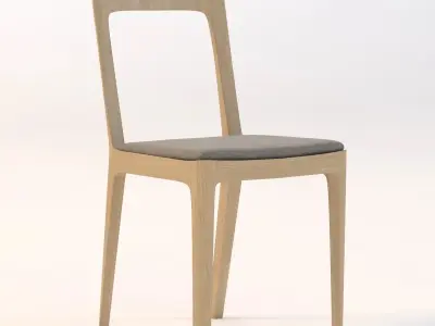 Hiroshima Dining Chair 3D model