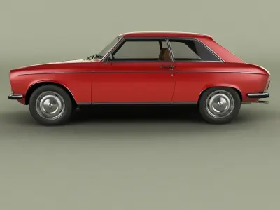 Peugeot 304 Coupe 3D model