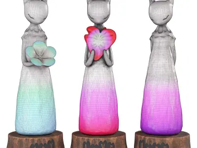 Hevaline Set Decor 3D model