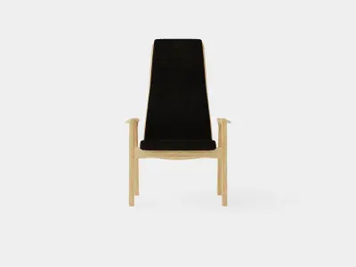 Woolen Armchair Low-poly 3D model