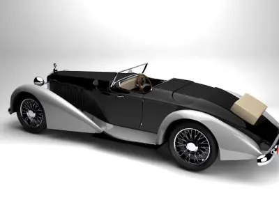 Classic car 3D model