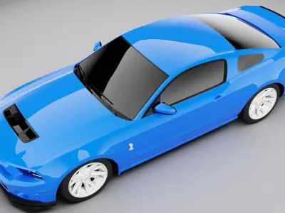 2013 Frod Mustang Shelby GT500 3D model
