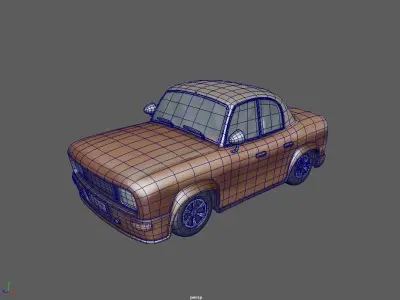 TOON Car 06 3D model