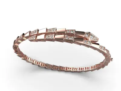 Bvlgary Serpenti Braclet 3d Print Model 3D print model