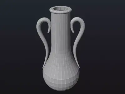 Jar - High Poly and Low Poly  3D print model