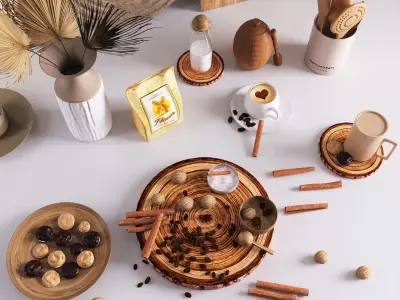 kitchen accessories 3D model