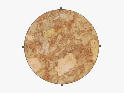 Round side table 3D model