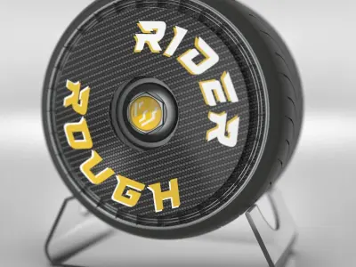 Custom Drift Wheel 3d model 3D model