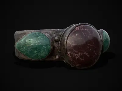 Iron Ring  Free low-poly 3D model