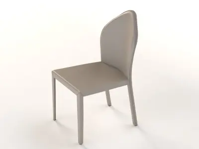 Cattelan Italia Angel Leather Dining Chair By Paolo Cattelan 3D model