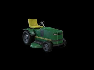 Mower Tractor - Gest Low-poly 3D model