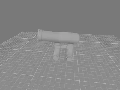 mazda rotary 13b efi intake manifold 3D model