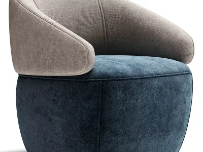 AGORA Armchair By Missana 3D model