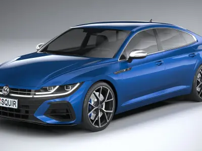 Volkswagen Arteon R 2021 3D model