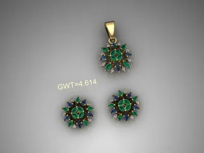 fashion pendent 3D print model purchase