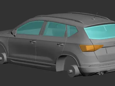 2017 Seat Ateca  3D print model