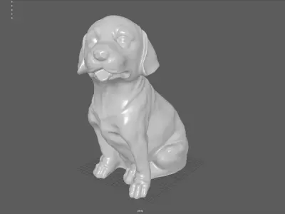 LABRADOR retriever Low-poly 3D model