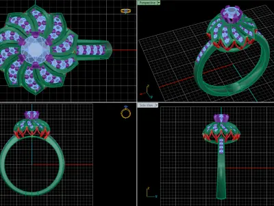 jewelry ring 299 3D print model