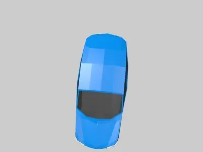 Car low poly Low-poly 3D model