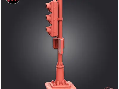 Traffic Light 3D print model