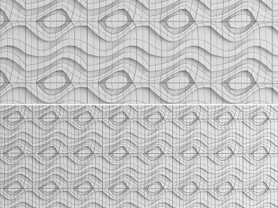 Pannello 3D DS8037 wall panel 3d model Low-poly 3D model