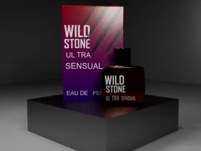 Perfume bottle Low-poly 3D model