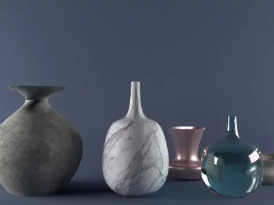 vase textured  Free 3D model