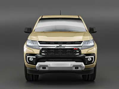 Chevrolet Colorado truck 2023 Low-poly 3D model
