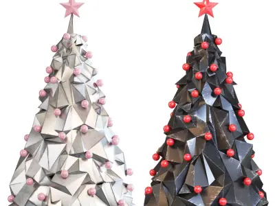 Modern Christmas tree 3D model