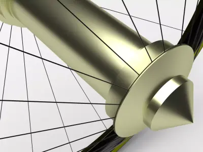 Benz Patent Motorwagen Tires 3D model