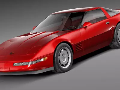 Chevrolet Corvette C4 ZR1 3D model