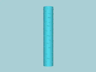 Texture Roll 49 Love Word - Fondant Decoration Maker 3D print model