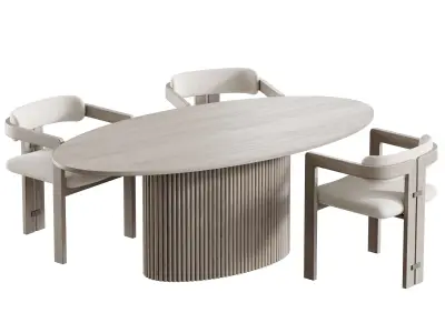 Dining table FIVORIANA 3D model
