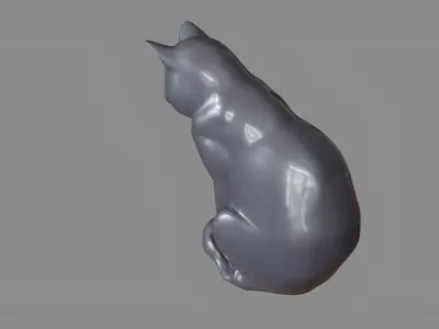 Ceramic Cat 3D model