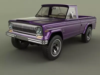 Jeep J2000 J10 Pickup 3D model