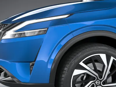 Nissan Qashqai 2022 3D model