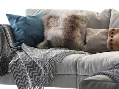 Loft corner sofa 3D model